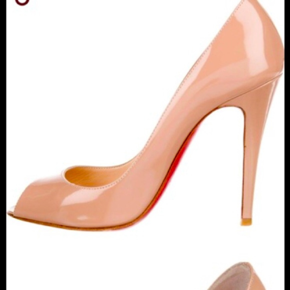 Christian Louboutin Peep-Toe Pump